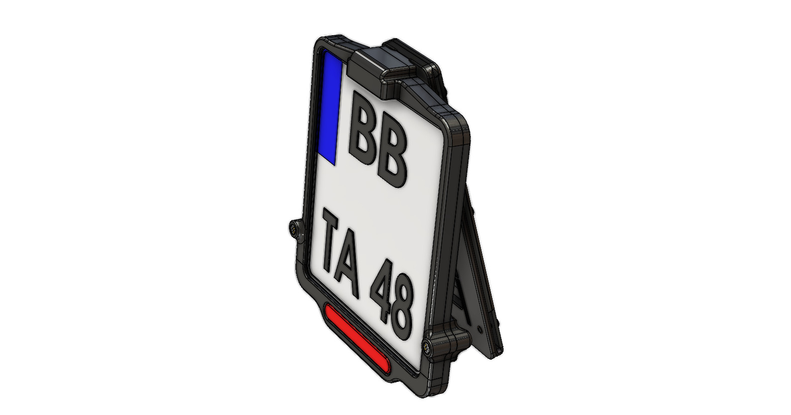 Kennzeichenhalter Sissybar